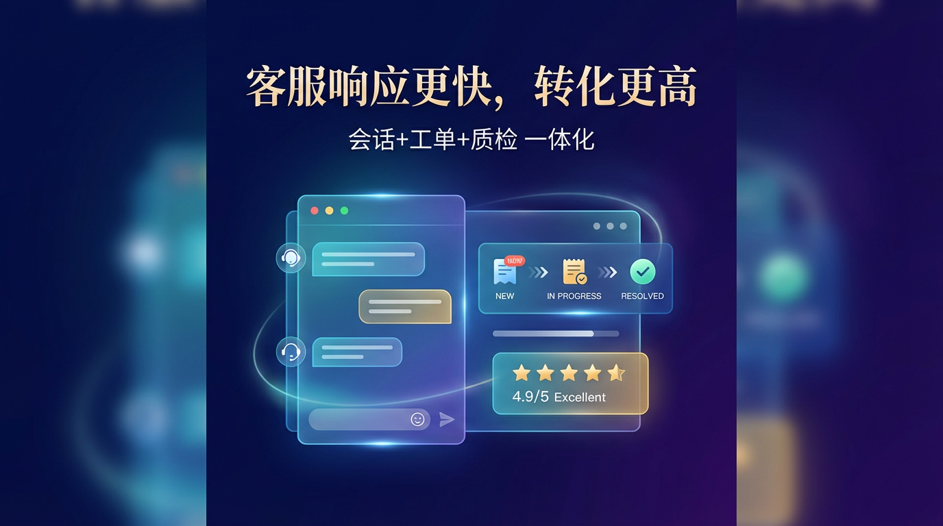 04 客服提效:会话、工单、质检一体化