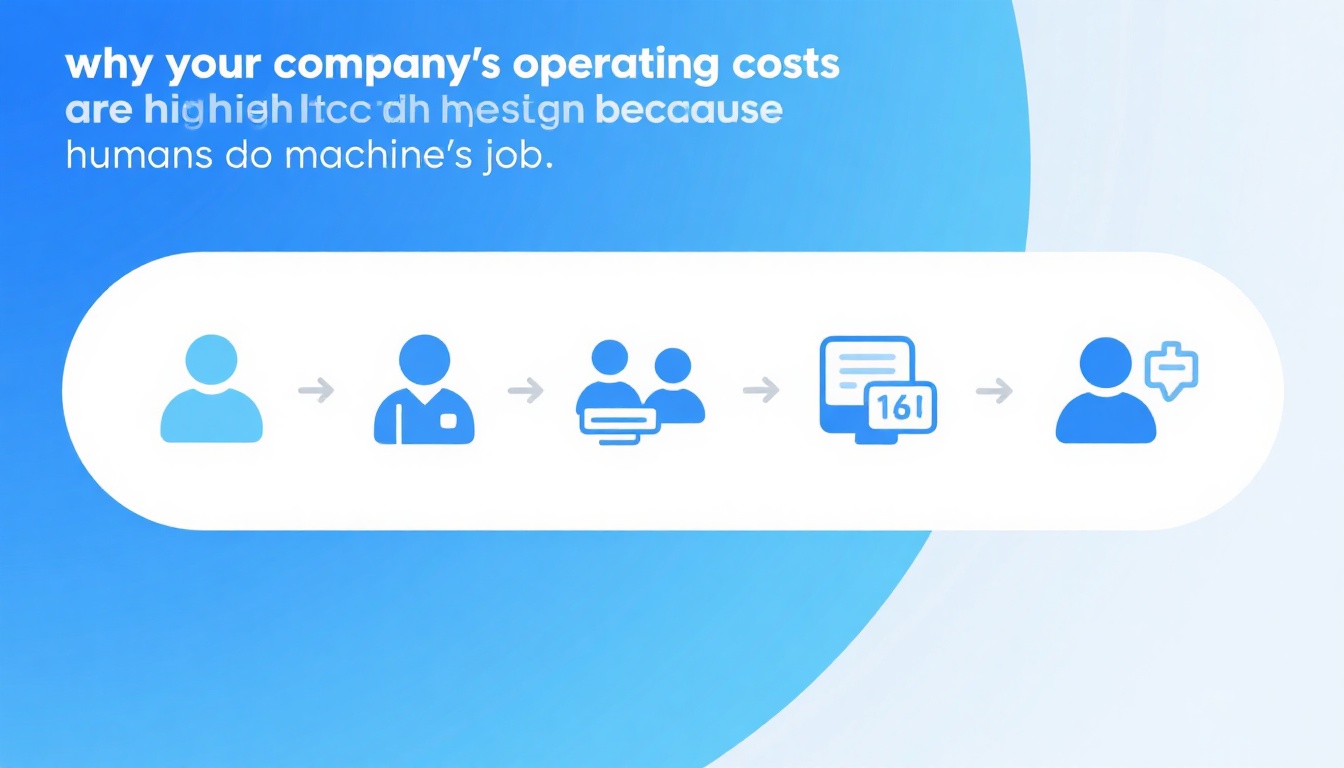 涓皬浼佷笟濡備綍鐢ˋI宸ュ叿闄嶄綆杩愯惀鎴愭湰 - 为什么你公司的运营成本高？因为人在做机器该做的事